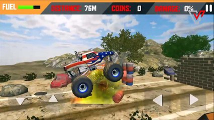 Patriot Wheele Monster truck Simulator Android Gameplay 1
