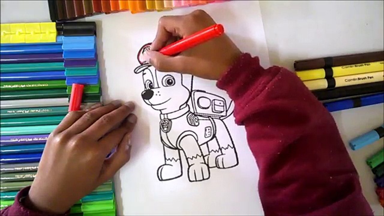COLOURING POW DOG 1