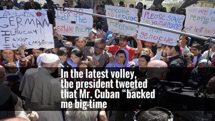 You want to make nice with the president because you’re a public company