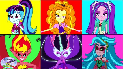 My Little Pony Color Swap Equestria Girls Dazzlings MLP Episode Surprise Egg and Toy Colle