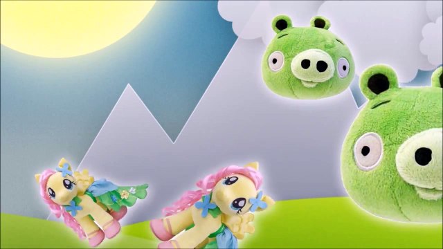 My Little Ponies Angry birds Spongebob Squarepants Toys Eggs surprise Animation Elmo Sesam