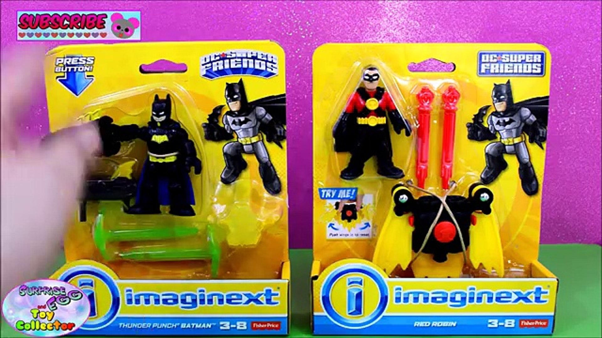⁣Imaginext удар грома Бэтмен и красный Робин фигурка пакеты победить сайт setc Джокер
