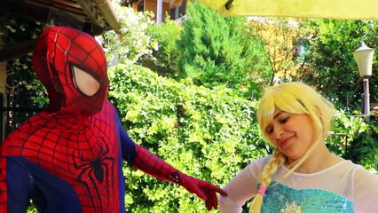 Real Hulk & Lady Hulk gets a PINOCCHIO nose! w/ Frozen Elsa, Spiderman, Joker & Venom :)