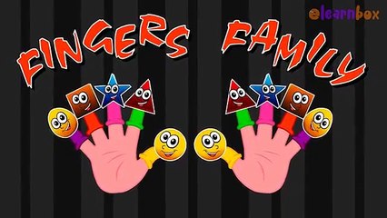 Shapes Cartoons Animation Singing Finger Family Nursery Rhymes for Preschool Childrens Song