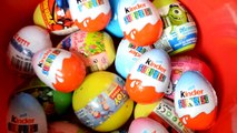 Giant Princess Kinder Surprise Eggs Disney Frozen Elsa Anna Minnie Mickey Play-Doh Huevos