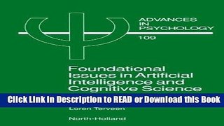 [Download] Foundational Issues in Artificial Intelligence and Cognitive Science, Volume 109: