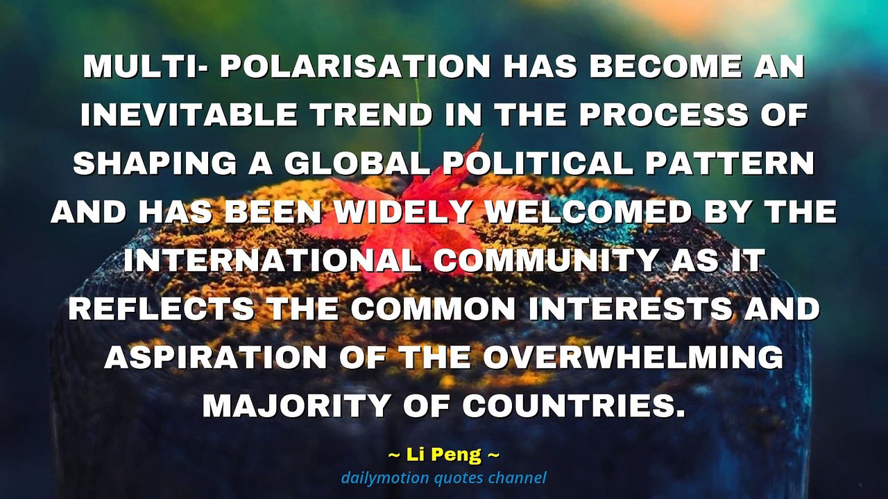 Li Peng Quotes