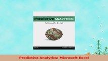 READ ONLINE  Predictive Analytics Microsoft Excel