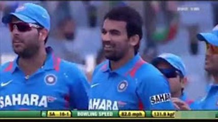 Zaheer Khan masterclass swing bowling - Zaheer Khan destroying NZ