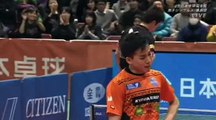 2017全日本卓球選手権男子シングルス準決勝。水谷準VS平野友樹　第６ゲーム