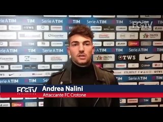 Atalanta-Crotone, Nalini in Mixed Zone