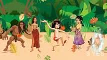 Dedo de la Familia de canciones infantiles Para Niños Mogli de dibujos animados |de Animación en 3D de los Niños de la Guardería Rhym