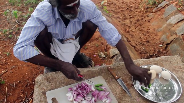 BIG Egg podimaas prepared by my daddy (ARUMUGAM) in my village _ VILLAGE FOOD FACTORY