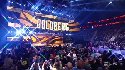 Goldberg returns to WWE׃ Raw, Feb. 13, 2017