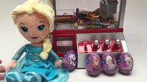 Disney Frozen Surprise Toy Eggs Frozen Elsa Stop Motion Videos Disney Princess