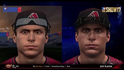 MLB The Show 17 Gameplay Commentary- New Player Faces - YouTube