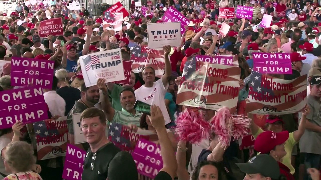 Heimspiel für Trump: Umjubelter Auftritt in Florida