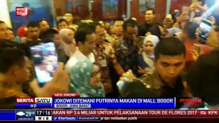 Jokowi Ditemani Putrinya Makan di Mall Bogor