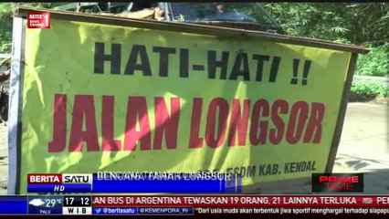 2 Titik Jalan Penghubung Kendal-Semarang Longsor