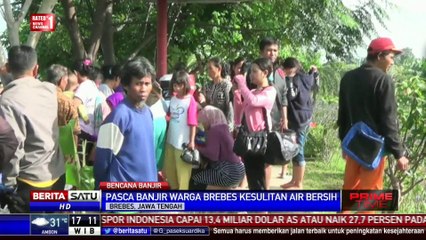 Pasca Banjir Warga Brebes Kesulitan Air Bersih