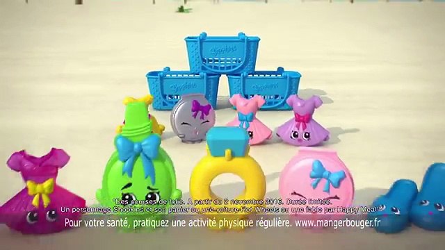 McDonalds Happy Meal Hot Wheels and Shopkins TV Publicité 2016