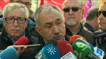 Pepe Álvarez exige al Gobierno soluciones concretas para atajar la pobreza