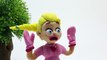 Frozen Elsa Eating Candy and Doctor Treats Teeth  Frozen Play Doh Cartoon Stop Motion