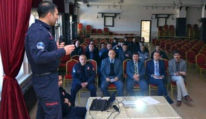 BÜNYAN BELEDİYESİ PERSONELE YANGIN EĞİTİMİ VERDİ.