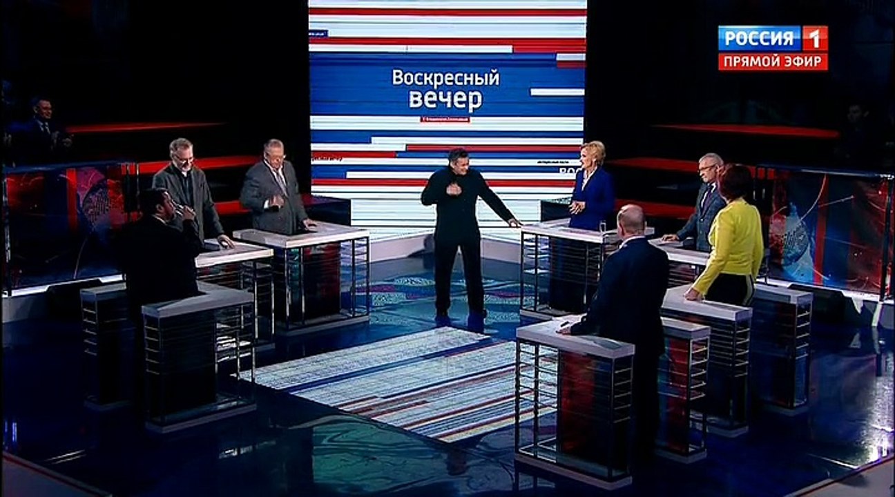 Воскресный вечер с Владимиром Соловьевым (1 часть) 19.02.2017