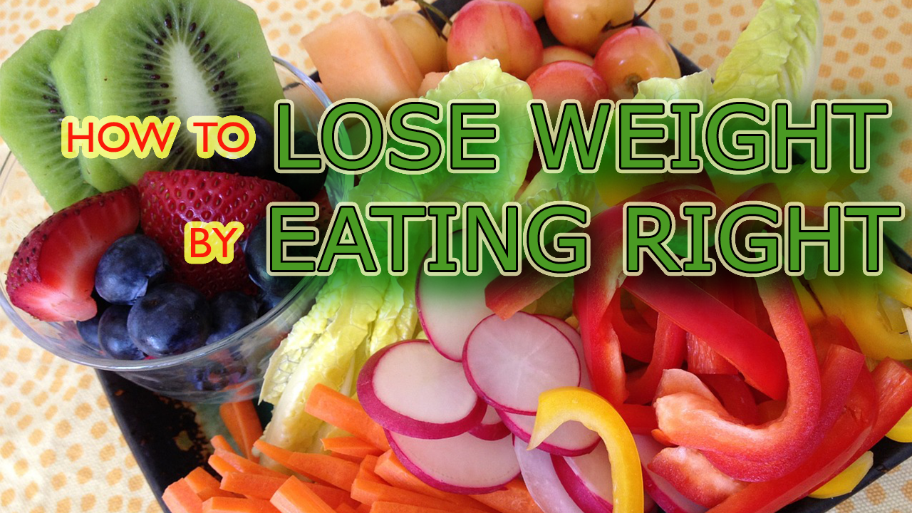 How to lose weight by eating right | Lose weight eating healthy | Lose Weight Tips