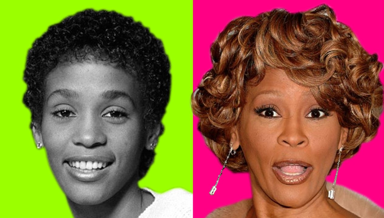 Whitney Houston | Change from childhood to 2012