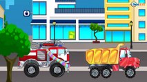 Akıllı arabalar - İtfaiye kamyonu - Eğitici Çizgi Filmi - Türkçe İzle - Animasyon video Bölüm 3