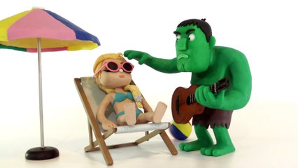 Frozen Elsa, Anna, Spiderman, Hulk, Christmas Collection  Frozen Play Doh Cartoon Stop Motion