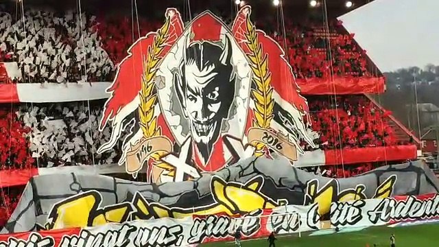 Voici les tifos réalisés pour les 20 ans des Ultras Inferno 96