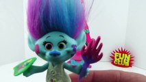 Giant TROLLS PLAY DOH Surprise Egg POPPY Troll TOYS Blind Bags Figures & Characters Play S