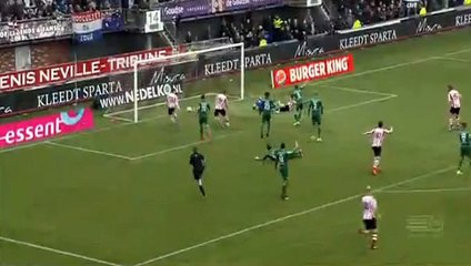 Paco van Moorsel Goal - Sparta Rotterdam 1-0 Groningen 19.02.2017 HD