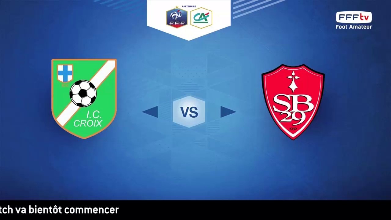 Dimanche 19/02/2017 à 14h45 - FIC Croix - Stade Brestois 29 - Coupe Gambardella Crédit Agricole - 16èmes de finale