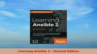 READ ONLINE  Learning Ansible 2  Second Edition