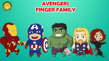 Oddbods Dedo de la Familia de la Canción THE AVENGERS Dedo de la Familia de canciones infantiles Para los Niños