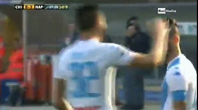 Marek Hamsik Goal Chievo 0 - 2 Napoli SA 19-2-2017