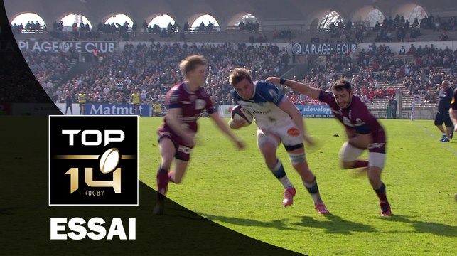TOP 14 ‐ Essai Anthony JELONCH (CO) – Bordeaux-Bègles-Castres – J18 – Saison 2016/2017