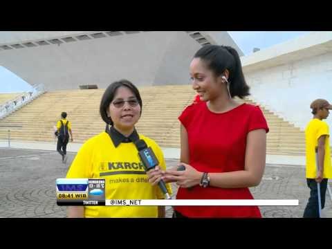 IMS - Live Monas bersih bersih di monas