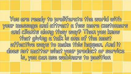 How To Run A Webinar - 5 Steps To Give A Profitable Speech