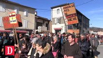 Manifestation des opposants à la mine de Salau à Saint-Girons