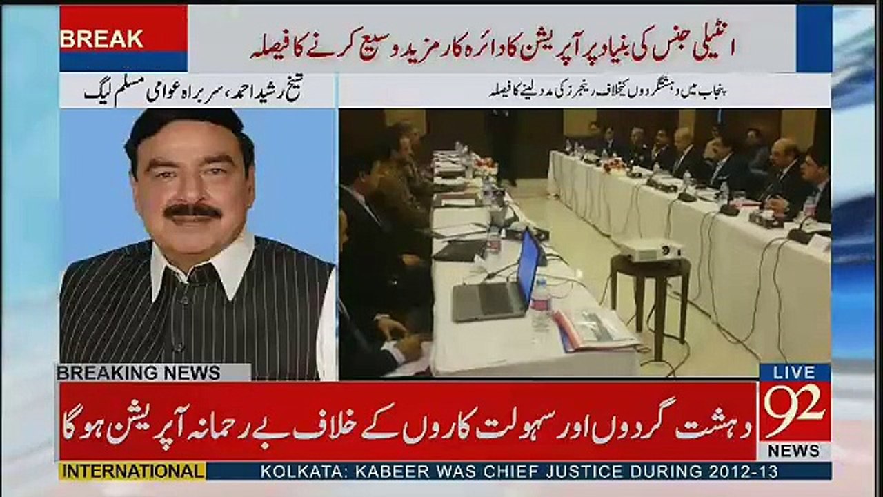 Sheikh Rasheed Analysis On Rangers In Punjab
