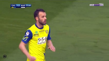 1-3 Riccardo Meggiorini Incredible Goal - ChievoVerona vs SSC Napoli - 19.02.2017 HD