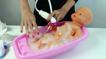 Nenuco Baby Doll Baño Gumball Baño Sorpresa Juguetes Recién Nacidos, A La Hora Del Baño Del Bebé De Juguete
