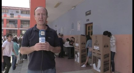 Informe a cámara: Elecciones en Ecuador se desarrollan con "absoluta normalidad", según CNE