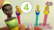 Disney Princess Pez Dispensers | Learn Numbers 1 to 12 with Disney Princess Pez Dispensers