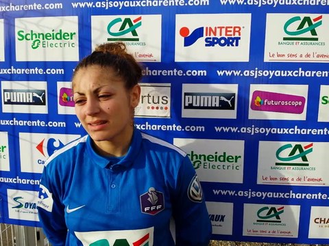 Elodie Nakkach après la victoire contre Saint-Maur (images D.Bercheny)